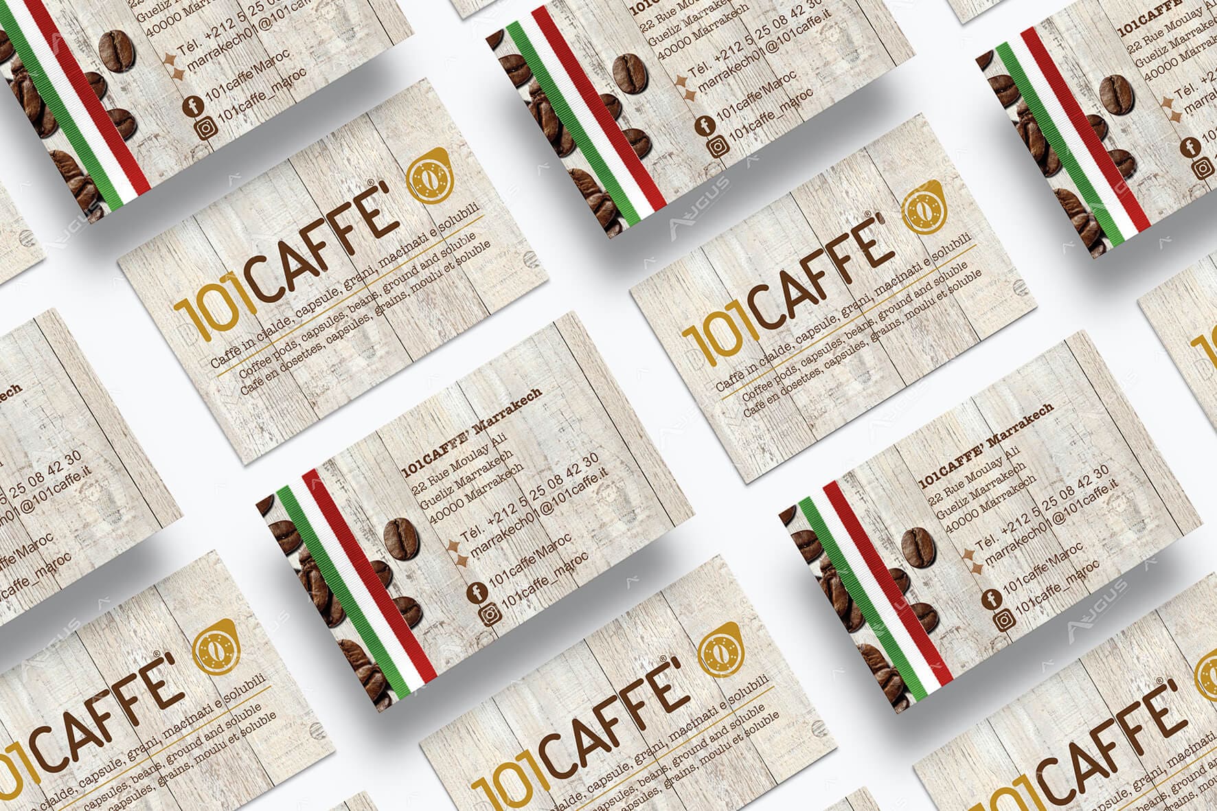 101 Caffe - Business Card